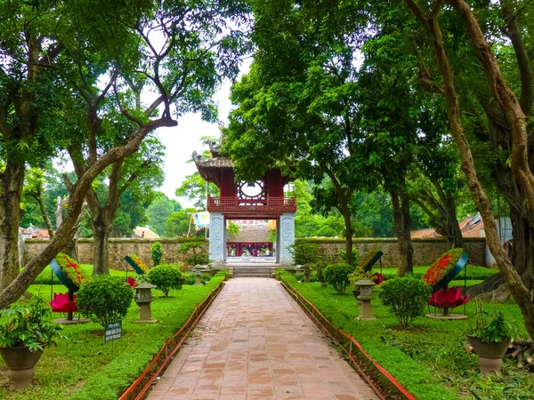 Templo Literatura Hanoi Vietnam —  Fotos de Stock