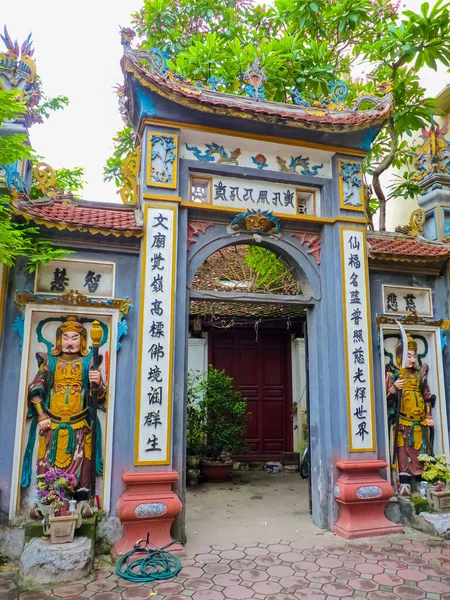 Litteraturens Tempel Hanoi Vietnam — Stockfoto
