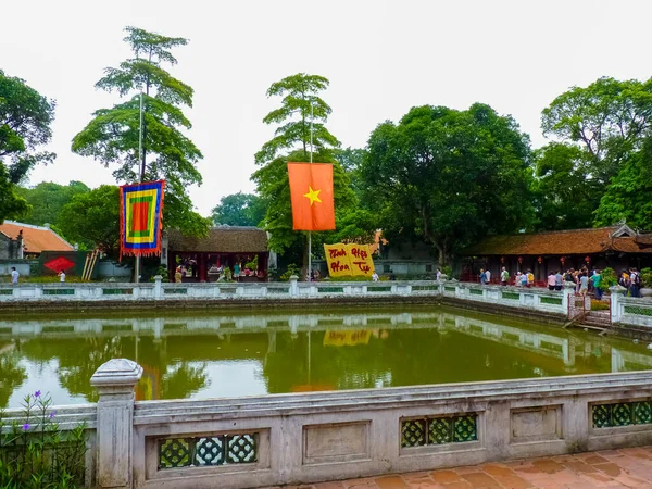 Irodalmi Templom Hanoi Vietnam — Stock Fotó