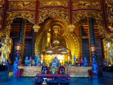 Ünlü Bai Dinh Tapınağı, Ninh Binh, Vietnam