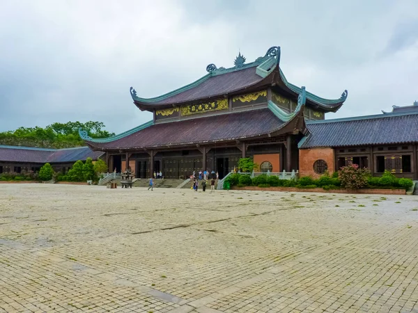 Berömda Bai Dinh Templet Ninh Binh Vietnam — Stockfoto