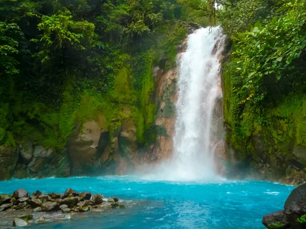 Rio Celeste Park Narodowy Tenorio Kostaryka — Zdjęcie stockowe