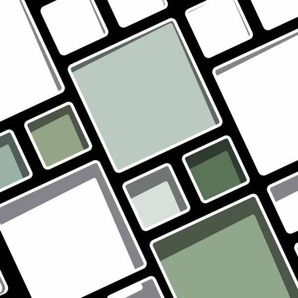 Kleurrijke Geometrische Moderne Mondriaan Stijl Achtergrond Vector Illustratie — Stockvector
