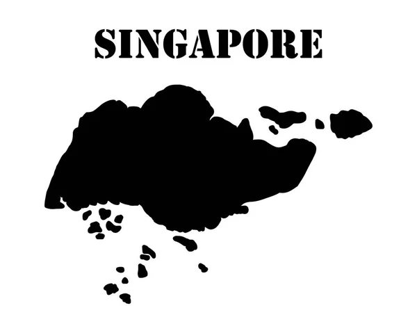 Szingapúr és megjelenítése — Stock Vector