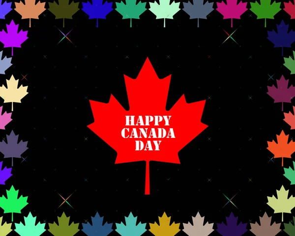 Vakantie Canada Day — Stockvector