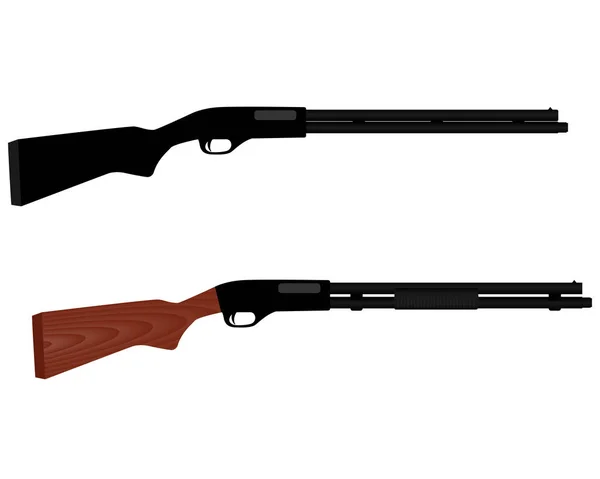 Dois rifles para caça — Vetor de Stock