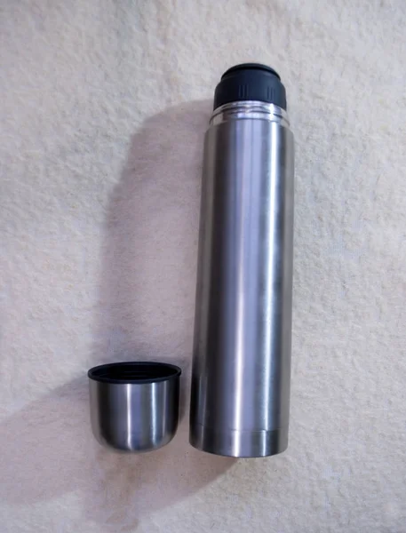 Pallone thermos con acciaio inox — Foto Stock