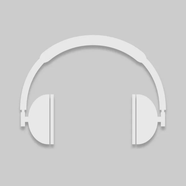 Auriculares para escuchar música — Vector de stock
