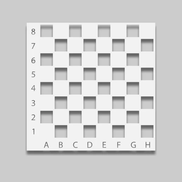 Šachovnice v lehkém tónu — Stockový vektor