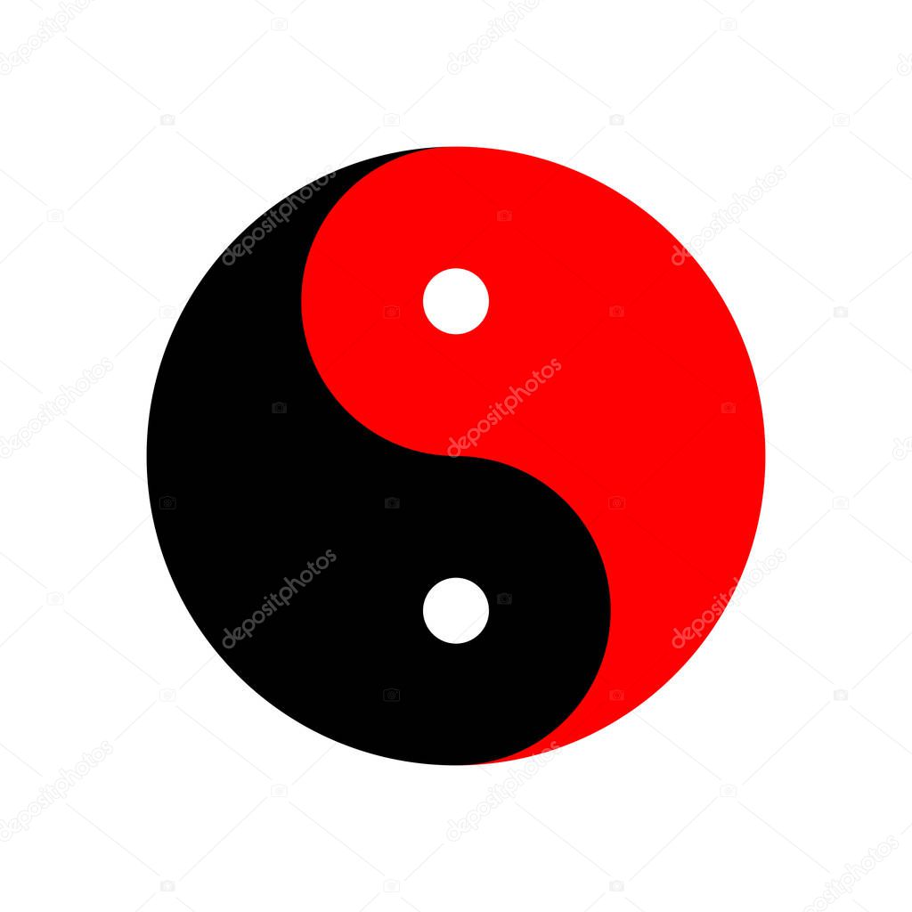 yin yang sign icon