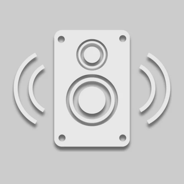 Icono del altavoz de audio — Vector de stock