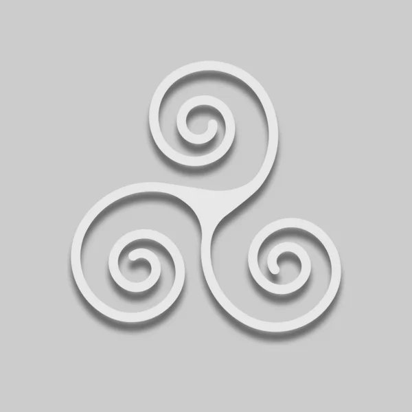 İskandinav sembolü trixelion — Stok Vektör