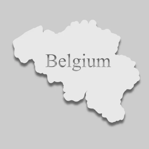 Mapa online de Bélgica — Archivo Imágenes Vectoriales