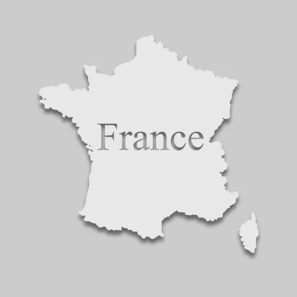 Map of France — Stock Vector