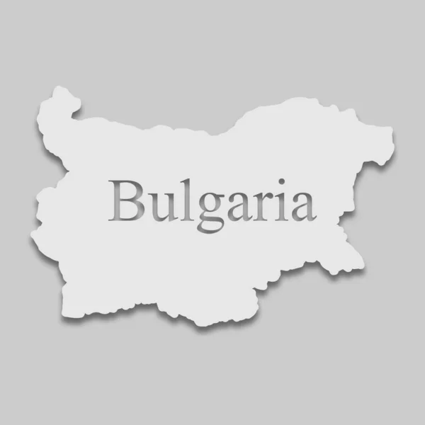 Map of Bulgaria — Stock Vector