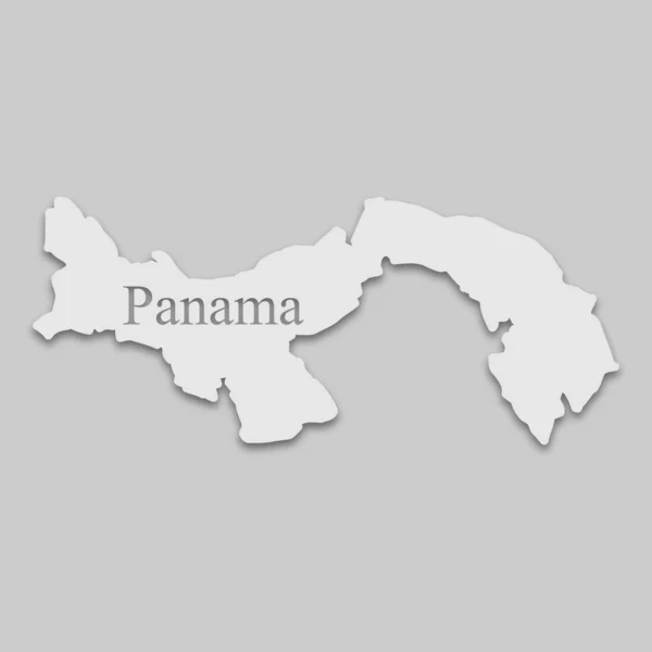 Panamá Mapa —  Vetores de Stock