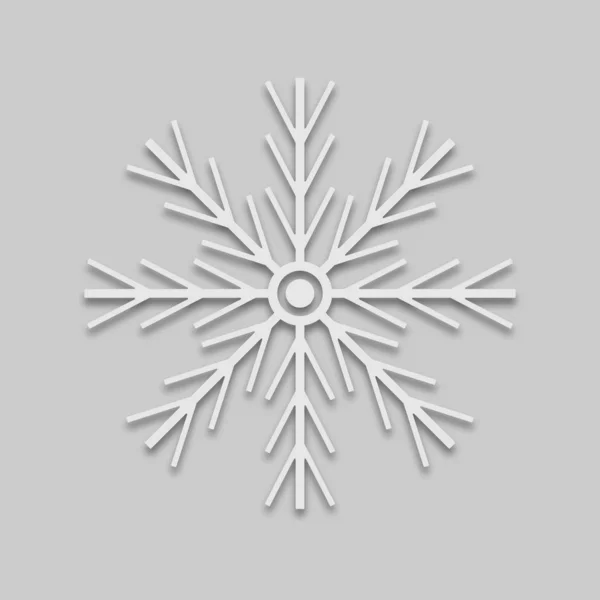 Copo de nieve en colores brillantes — Vector de stock