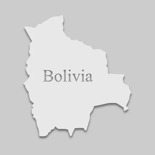 Mapa Boliwii — Wektor stockowy