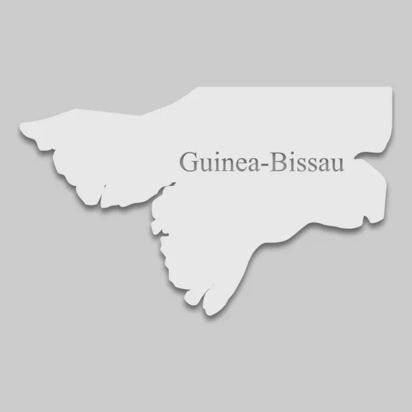 Mapa online de Guinea-Bissau — Archivo Imágenes Vectoriales
