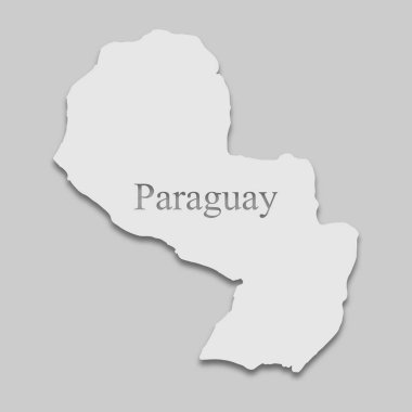 paraguay Haritası