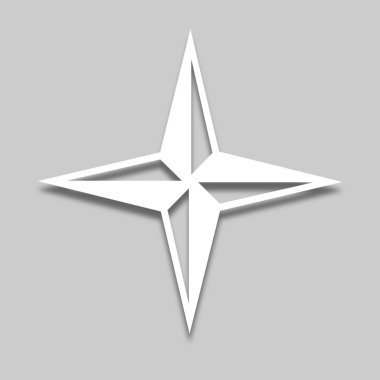 ışık tonunda vektör pusulası