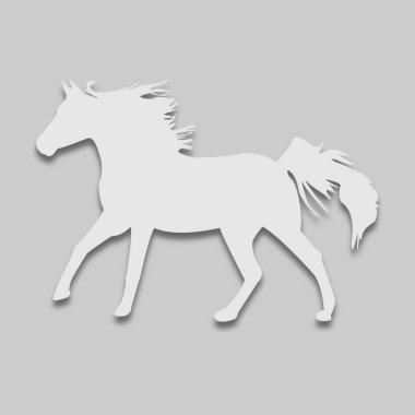 Hayvan atı parlak tonda.