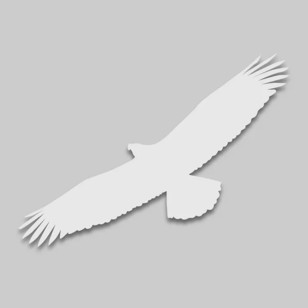 Pták orel v jasných barvách — Stockový vektor