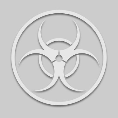 Hafif tonda biyolojik tehlike işareti