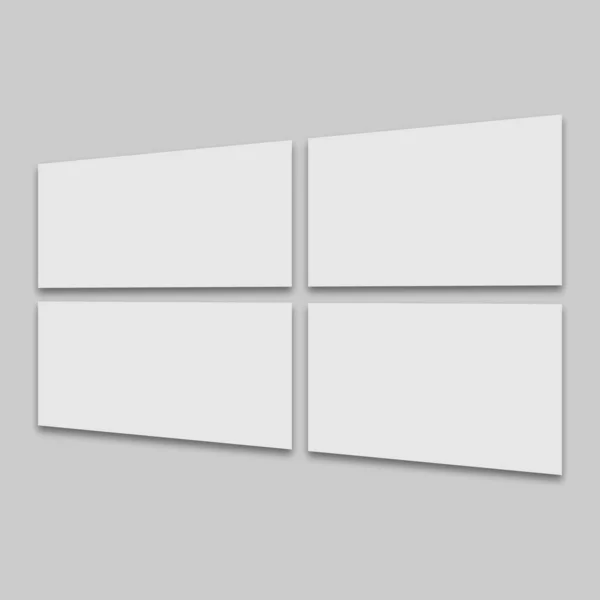 Windows logo in a light tone — Stock Vector