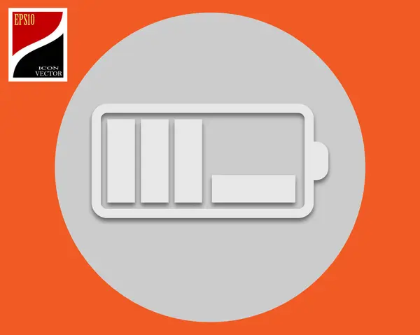 Faible charge de la batterie — Image vectorielle