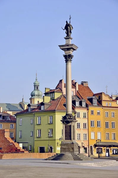 Colonna di Sigismondo III Vasa a Varsavia — Foto Stock