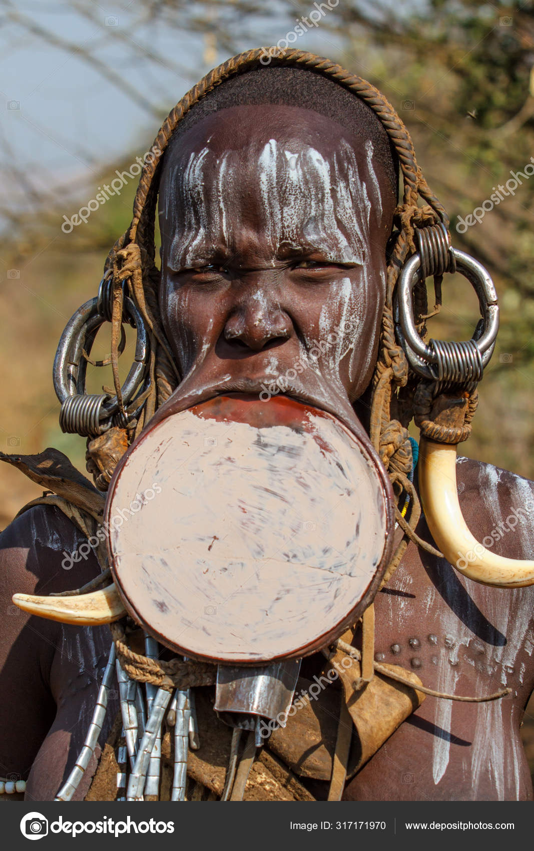 African Lip Plate