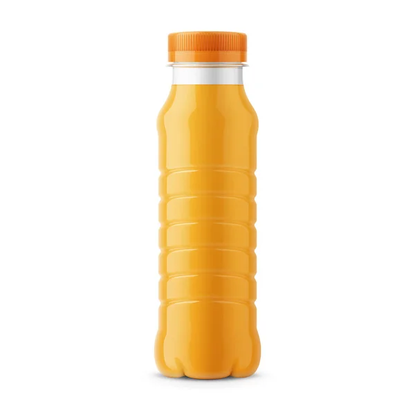 Apelsinjuice flaska mall. — Stock vektor