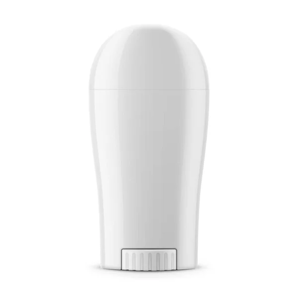Bâton déodorant sec brillant blanc . — Image vectorielle