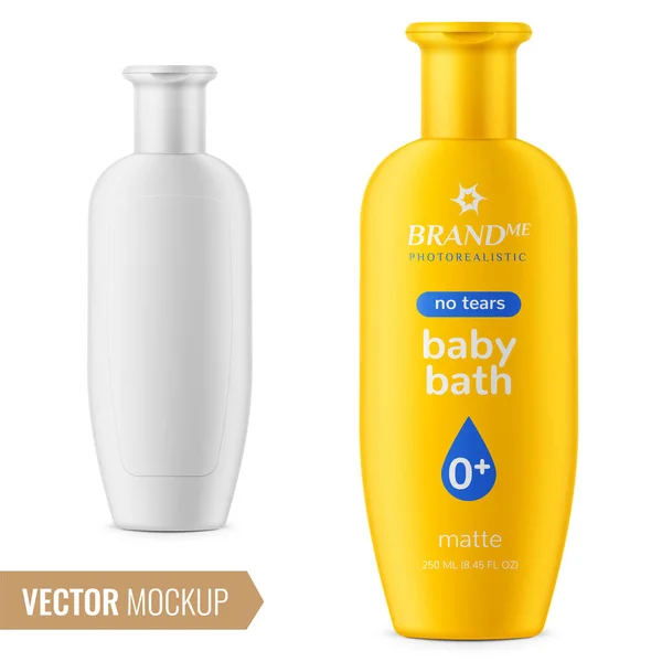 Modello di bottiglia di shampoo . — Vettoriale Stock