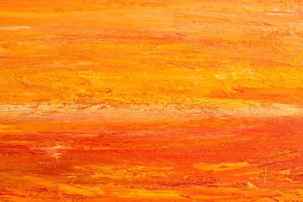 Fondo de lona artística pintada naranja — Foto de Stock