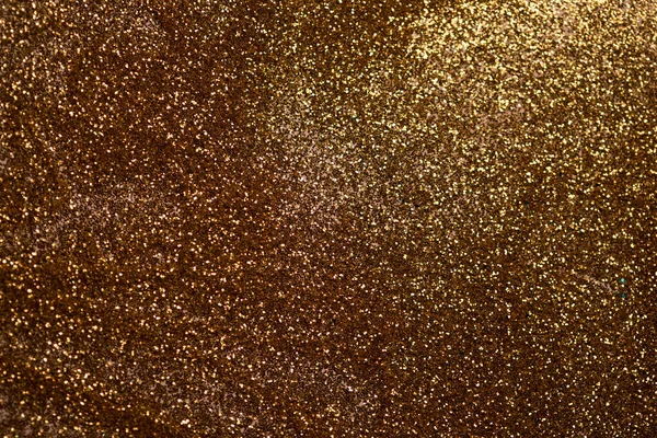 Goldene glitzernde Bokeh-Textur mit Platz für Text: Weihnachten, Feier, Party, Einladung abstrakter Hintergrund — Stockfoto