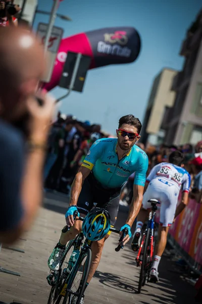 Pordenone Italia Mayo 2017 Ciclista Profesional Del Equipo Astana Pro — Foto de Stock