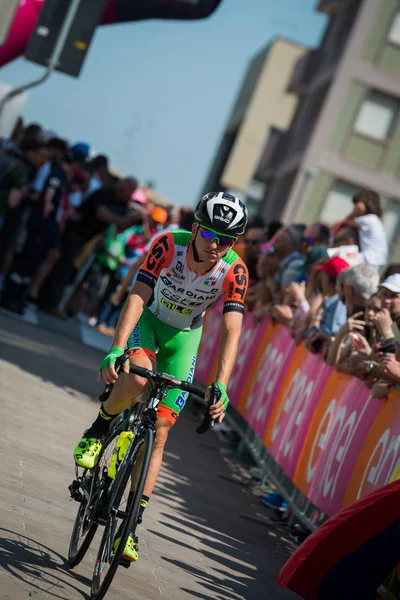 Pordenone Italia Mayo 2017 Ciclista Profesional Del Equipo Bardiani Csf — Foto de Stock