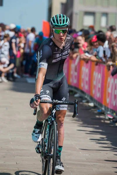 Pordenone Italien Mai 2017 Radprofi Des Bora Hansgrohe Teams Auf — Stockfoto