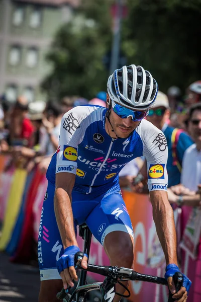 Pordenone Italia Mayo 2017 Ciclista Profesional Del Quick Step Floors — Foto de Stock