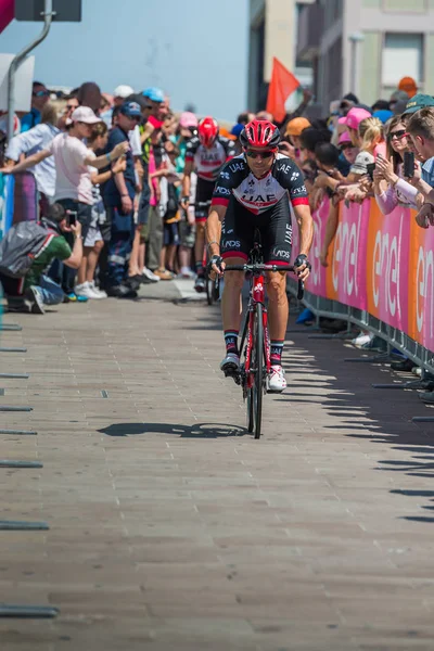 Pordenone Italia Mayo 2017 Ciclista Profesional Del Uae Emirates Team — Foto de Stock