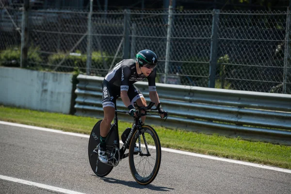 Monza Italy May 2017 Professional Cyclist Bora Team Last Time — Stock Photo, Image