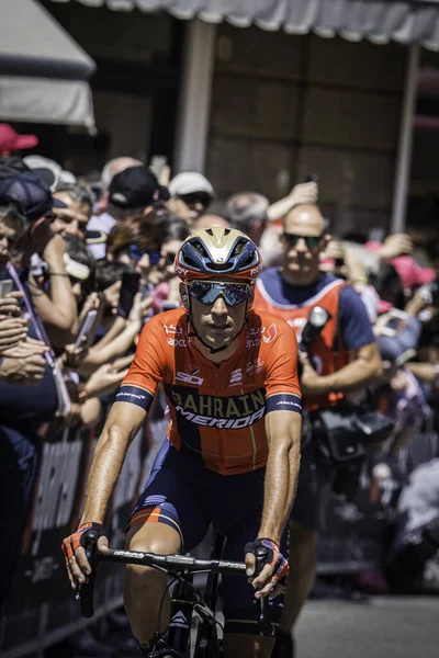 Treviso Italy May 2019 Vincenzo Nibali Waiting Start Nineteenth Stage — Stock Photo, Image