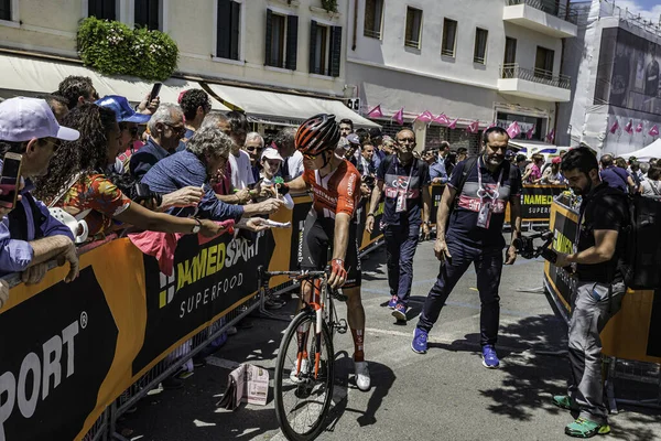 Treviso Italië Mei 2019 Professionele Ciclist Net Voor Start Van — Stockfoto