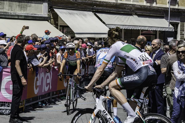 Treviso Itálie Května 2019 Profesionální Ciclist Těsně Před Začátkem Devatenácté — Stock fotografie