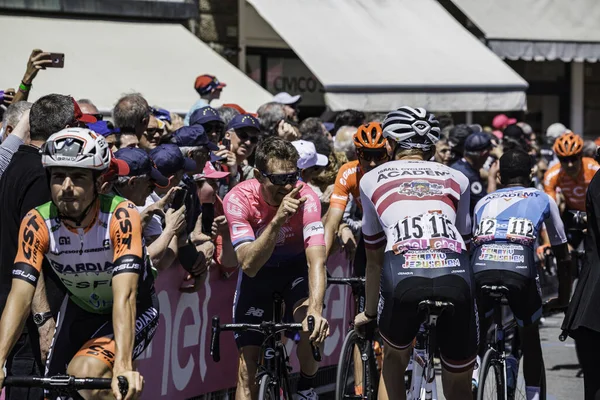 Treviso Talya Mayıs 2019 Giro Italia 2019 Safhasının Başlamasından Hemen — Stok fotoğraf