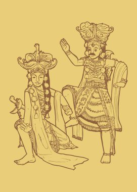 Java geleneksel Endonezya dans