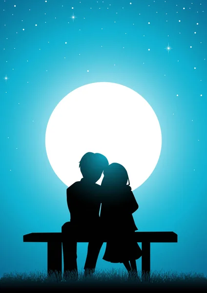 Young couple — Stock Vector