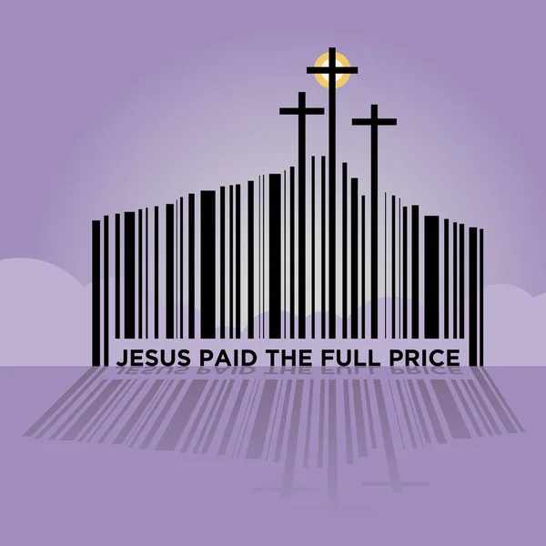 Jesus Paid the Full Price — Stock Vector